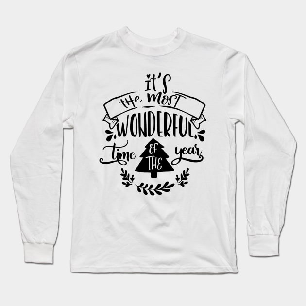 Its The Most Wonderful Time Of The Year Long Sleeve T-Shirt by JakeRhodes